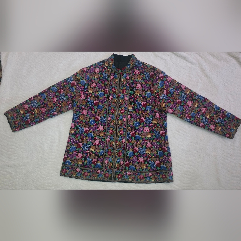 Floral Embroidered Jacket